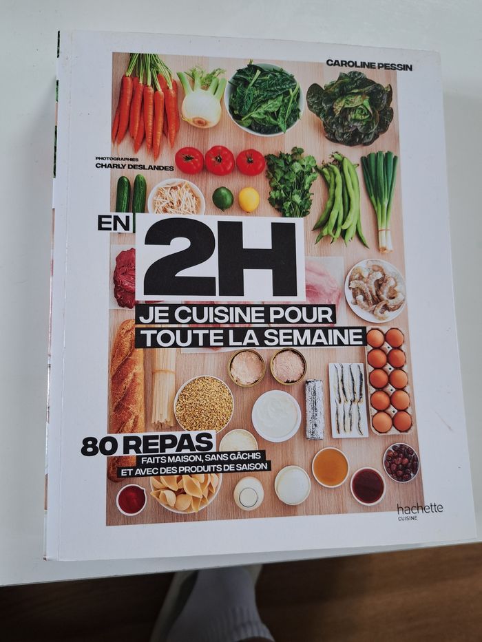 Livre je cuisine en 2h pour toute la semaine