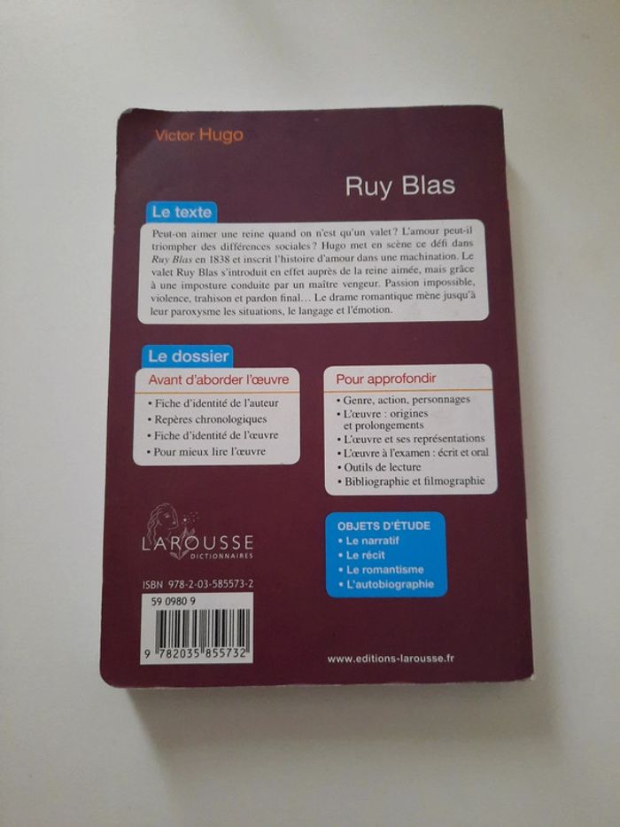 Livre Ruy Blas - photo numéro 2