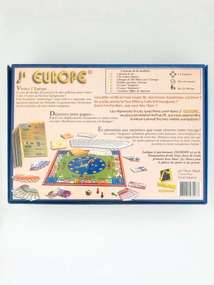 « J'Europe » Le jeu sur l'Union Européenne vintage / La Mèche Rebelle - 8ans et + - photo numéro 2
