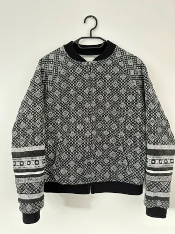 Veste noire Bershka