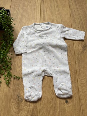 Pyjama velours mixte