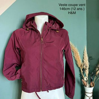 Veste coupe vent 146 cm (12 ans)