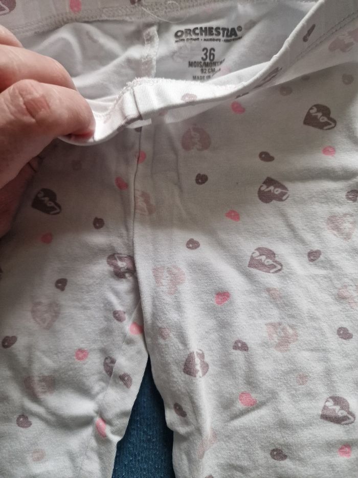 Lot leegings shorts 3ans - photo numéro 2