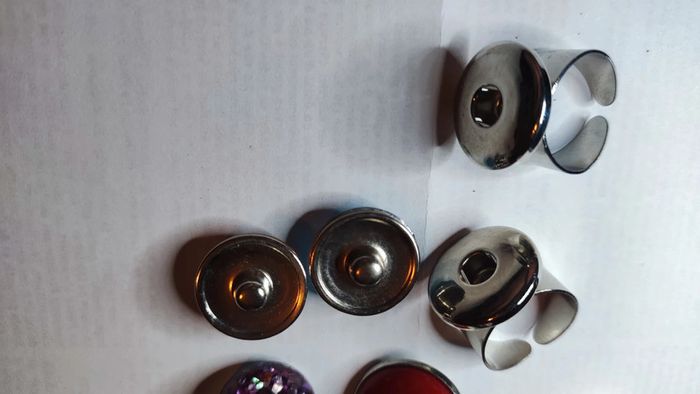 Bagues 8 cabochons - photo numéro 4