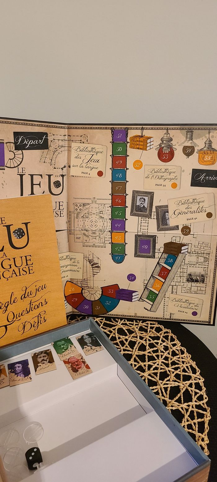 Coffret Le livre jeu de la langue française: Un jeu dont le mot est le héros ! - photo numéro 3