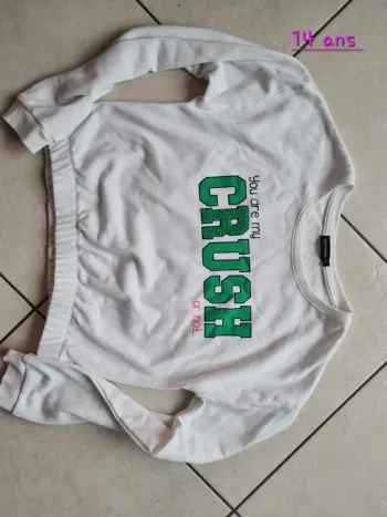 Pull blanc