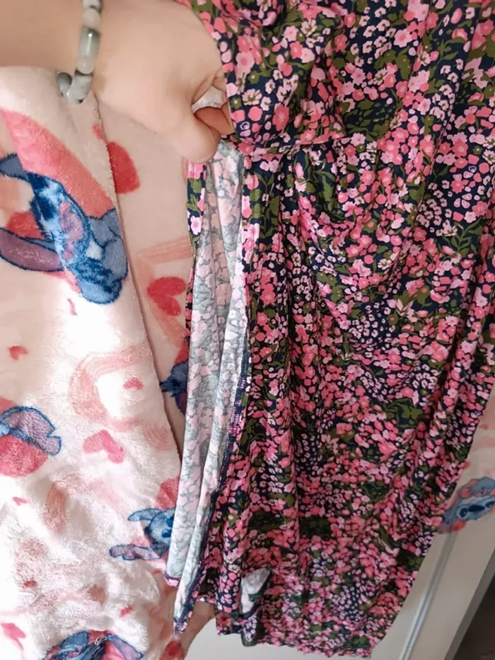 Robe légère motif fleur taille S.M - photo numéro 2