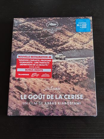Blu Ray + DVD Le Gout de la Cerise (Abbas Kiarostami, Iran, Palme d'or)