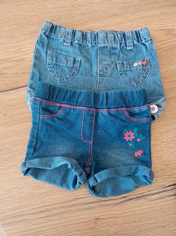 Lot shorts 6 mois