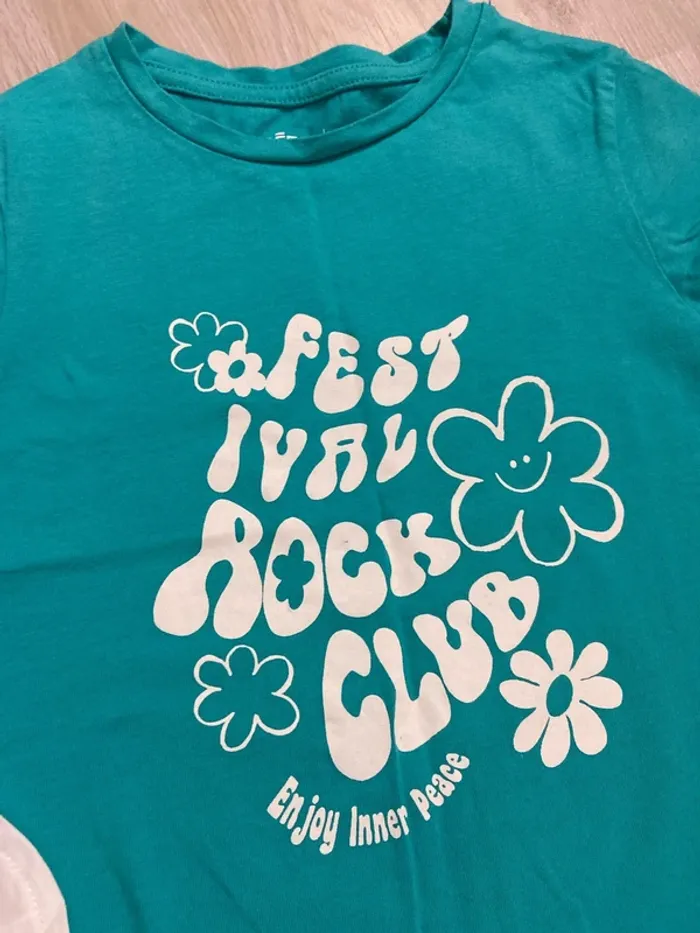 Lot de 2 t-shirts à manches courtes Gemo Taille 6 ans - photo numéro 3