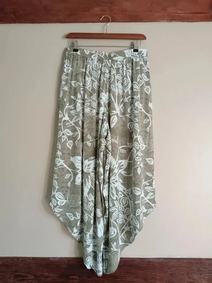 Jupe culotte verte fleurie Rainbow - photo numéro 10