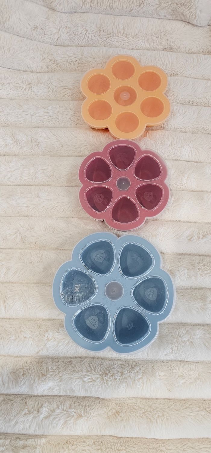 Lot de 3 fleurs 🌸 multiportions Béaba aux différents formats - photo numéro 5