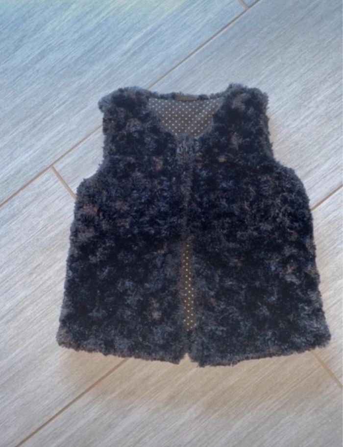 Gilet tout doux sans manche 3 ans