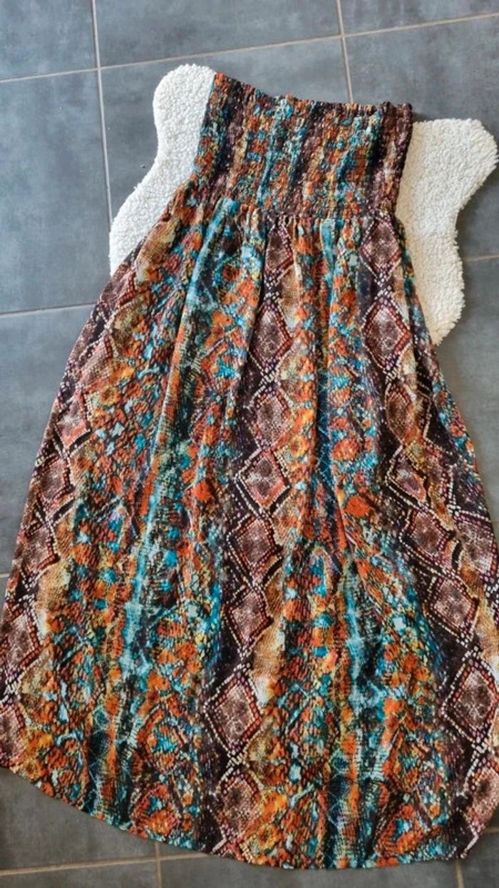Longue robe bustier MoRGAN L superbe  doublée comme neuve