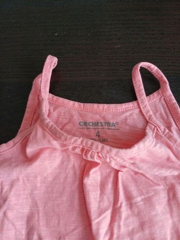 Lot débardeurs 4 ans fille