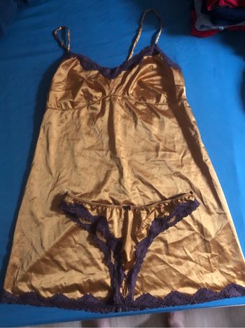 Ensemble nuisette tanga Rosy T42