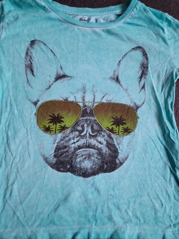 T shirt manche longue chien - photo numéro 2