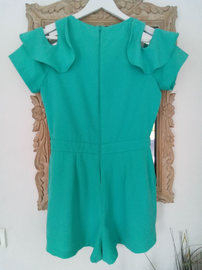 Jolie combishort vert menthe Naf Naf - photo numéro 4