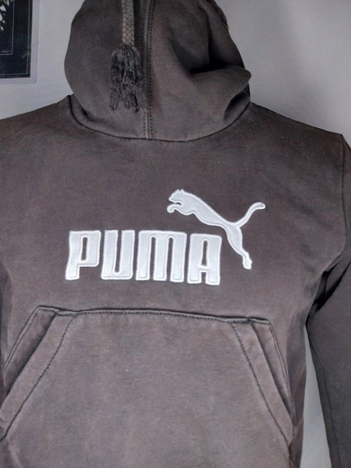 Pull sweat à capuche montant puma effet cagoule XS en très bon état - photo numéro 2