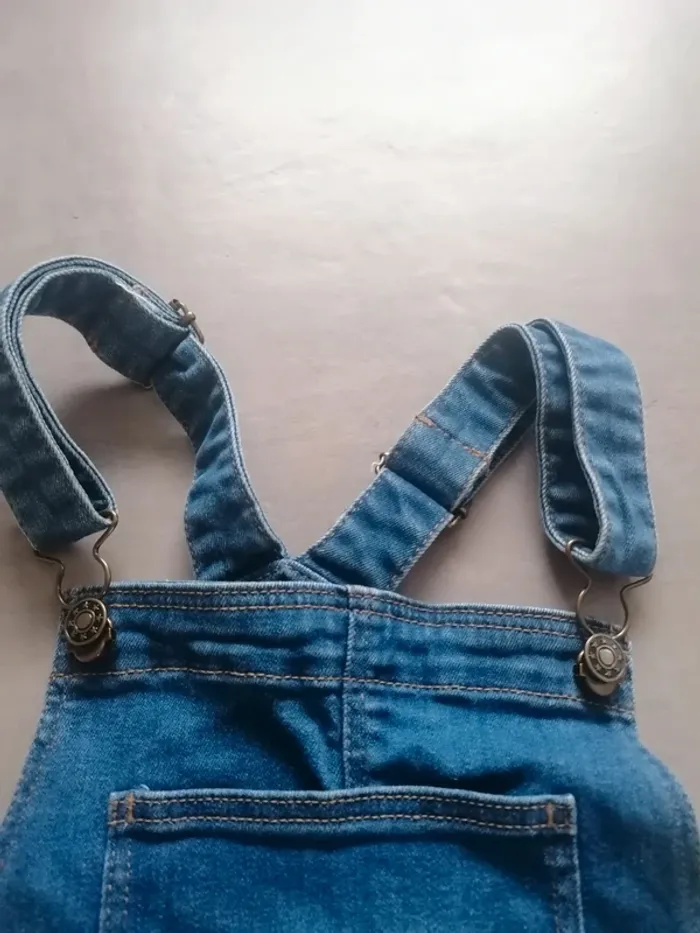 Salopette en jean Monoprix fille taille 12ans - photo numéro 6
