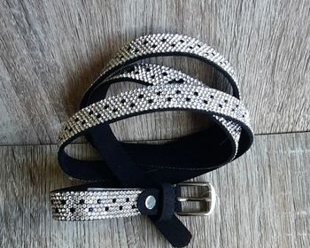 Ceinture argentée neuve 90cm