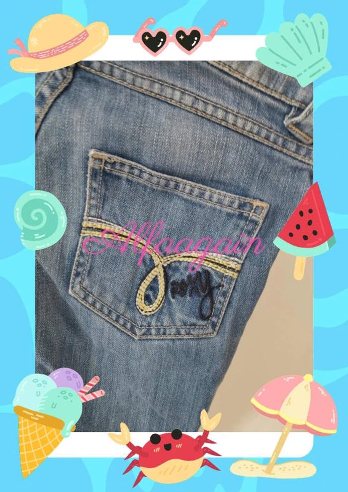 Bermuda jean Roxy 8ans - photo numéro 4