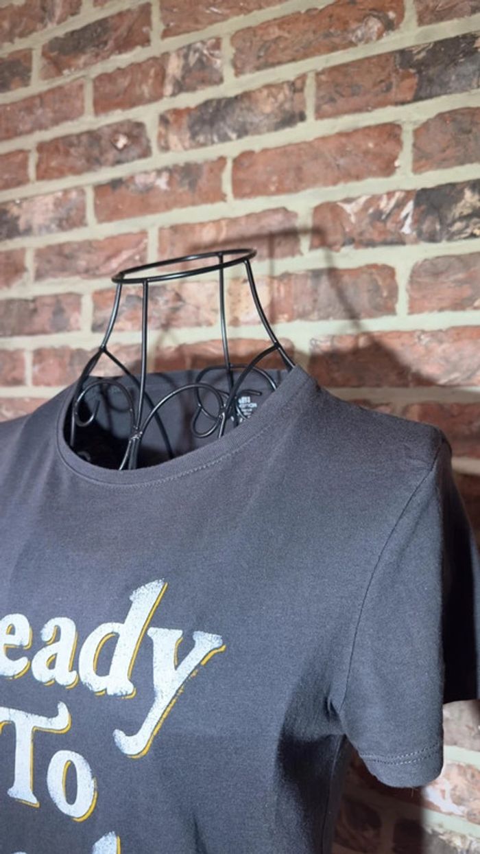 T-shirt gris Ready To Rock Kiabi XS / 14 ans - photo numéro 7
