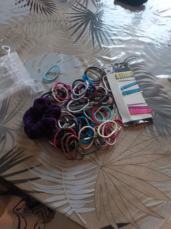 Lot élastiques cheveux