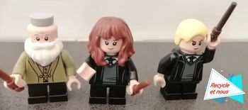 3 figurines lego '' monde de hary potter ''