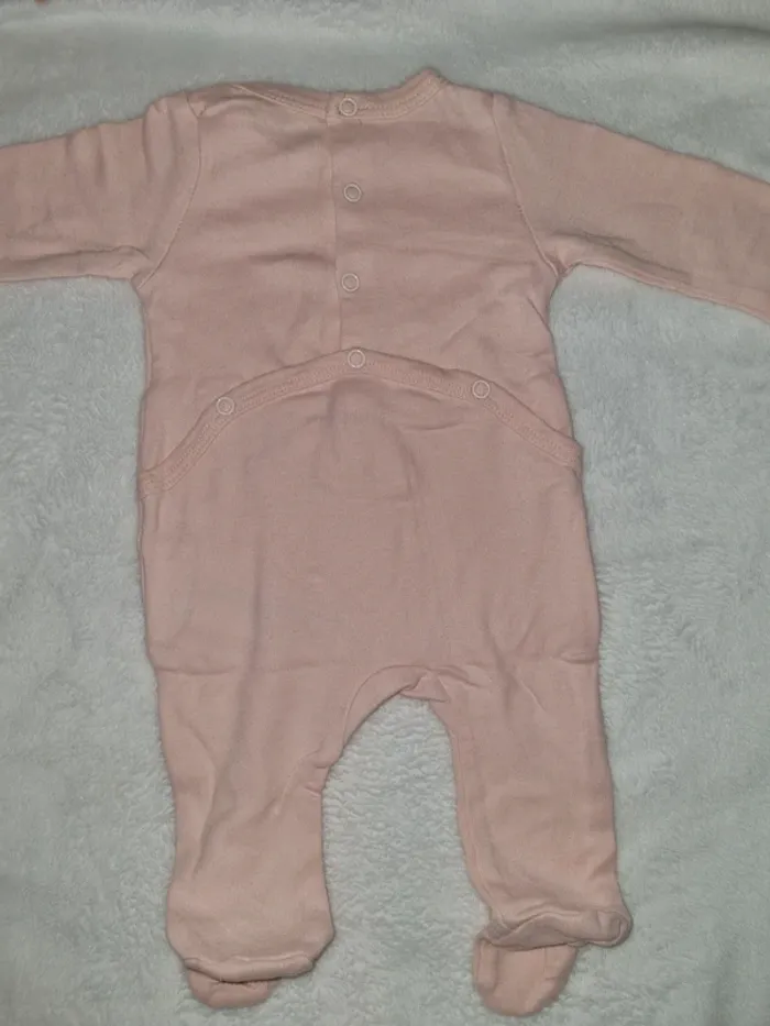 Pyjama en coton taille 1 mois 56 cm - photo numéro 2