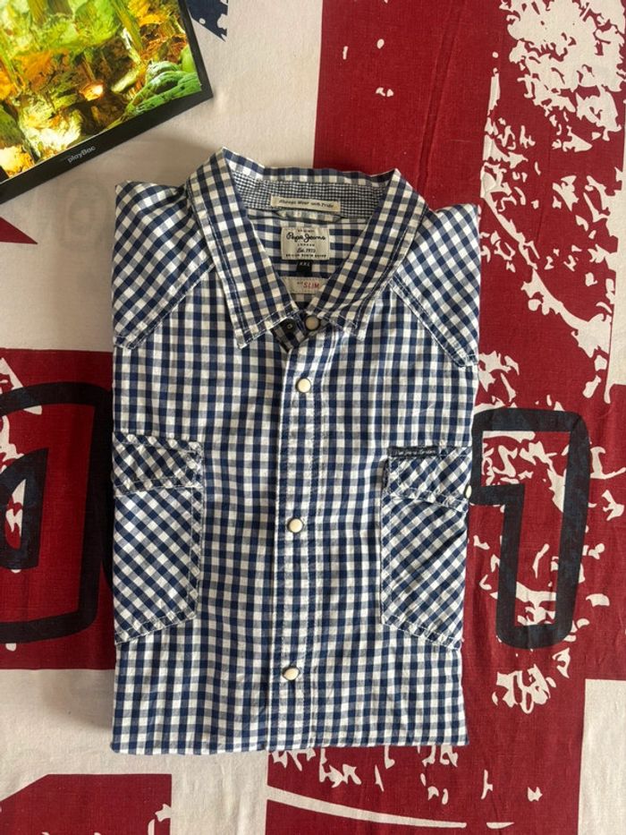 Chemise Pepe Jeans à carreaux - Taille XXL Slim Fit - photo numéro 15