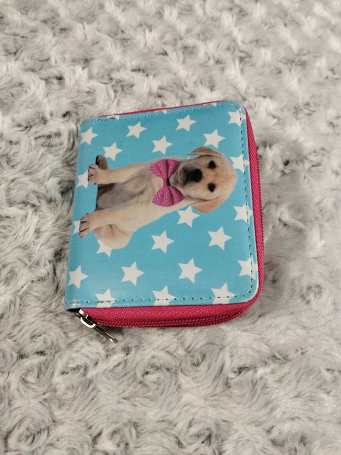 Petit portefeuille Chiot Labrador