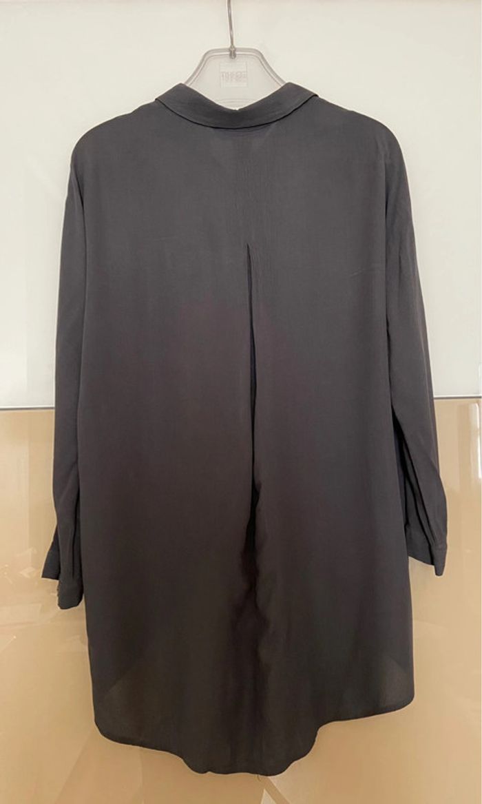 Chemise ample gris anthracite femme M - photo numéro 2