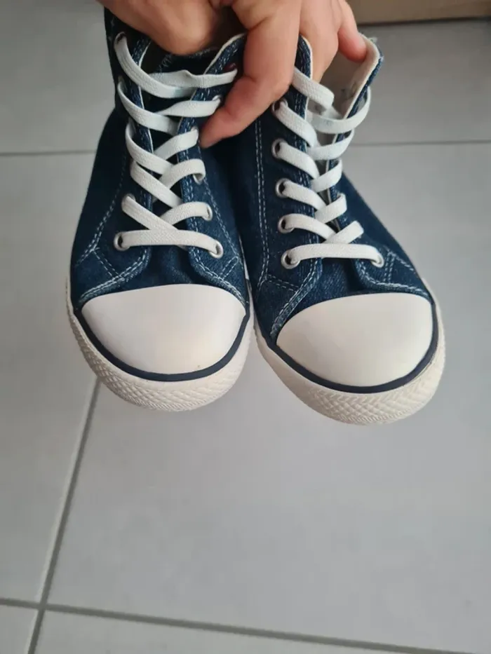 Chaussures montantes toile - photo numéro 2