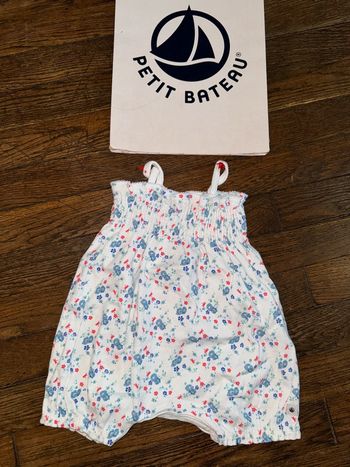 Barboteuse petit bateau  3 mois