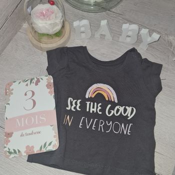 T-shirt manches courtes 0-3 mois Primark