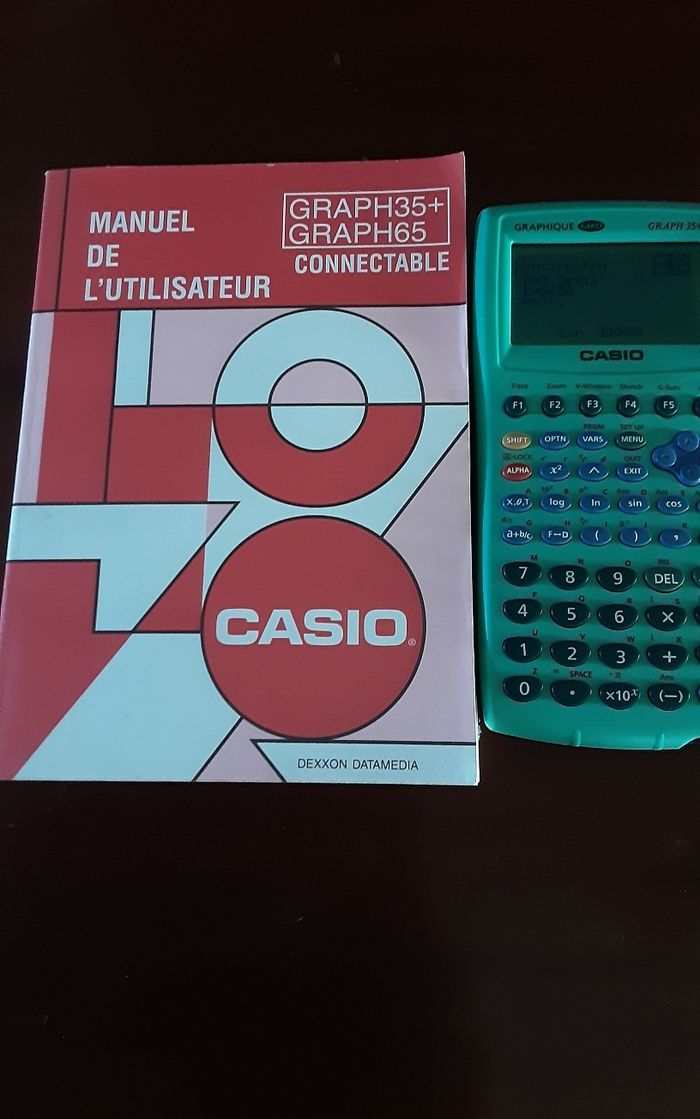 Calculatrice et sa notice d utilisation