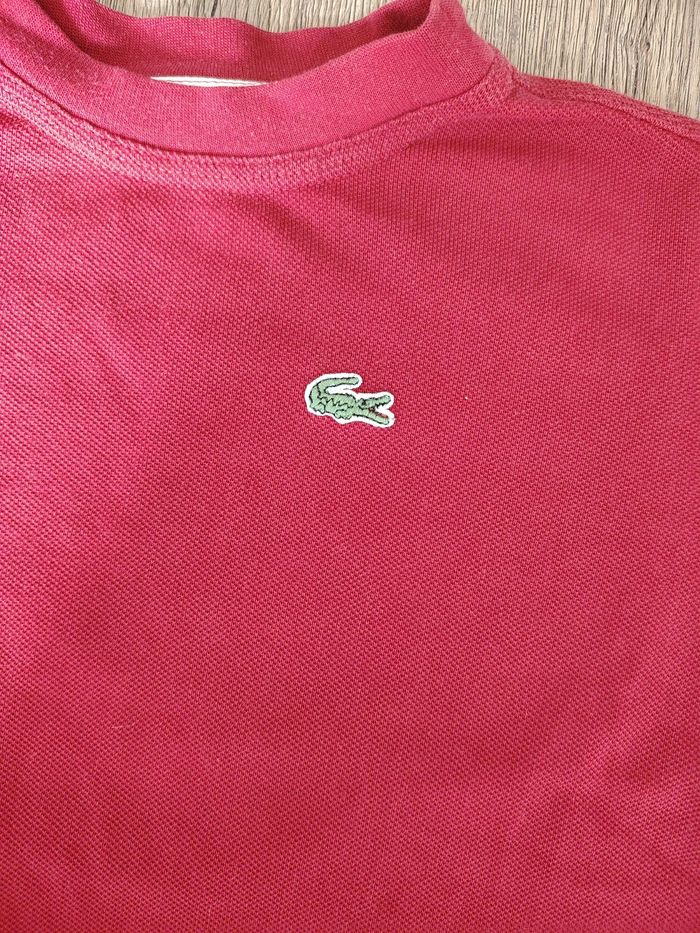 Tee shirt Lacoste rouge  4ans - photo numéro 3
