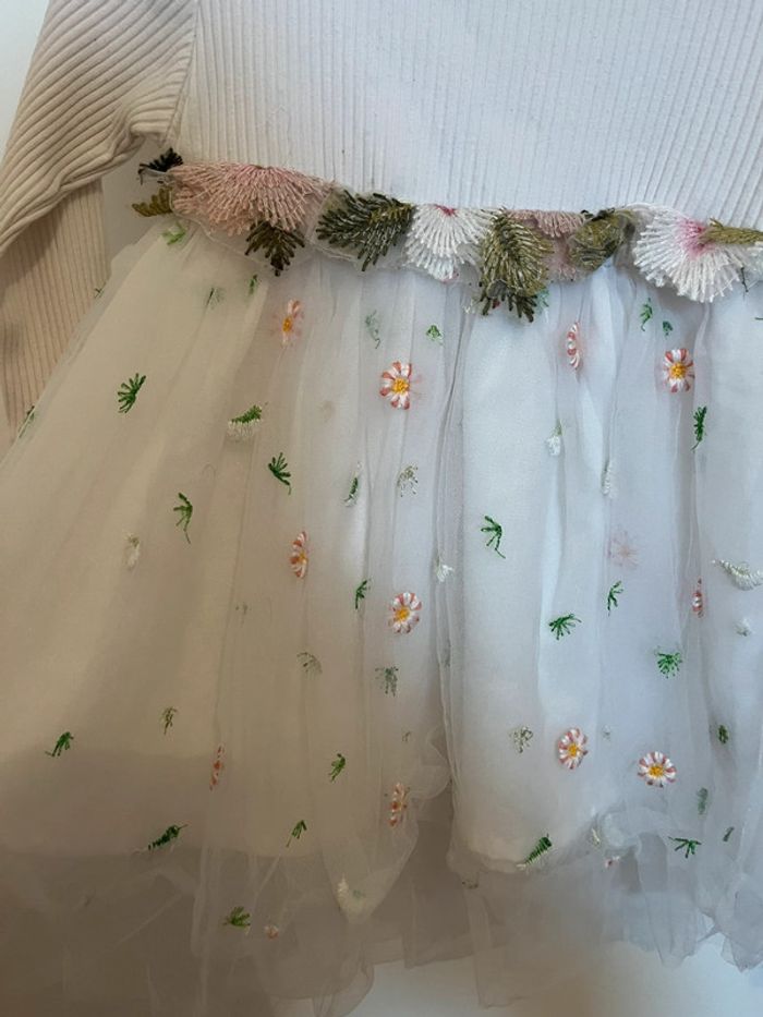 Robe tuiles fleurs - photo numéro 2