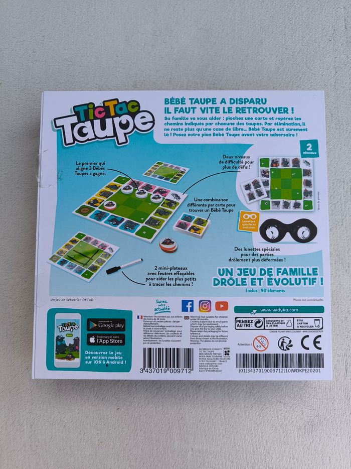 Jeu Tic Tac Taupe Widyka - photo numéro 3