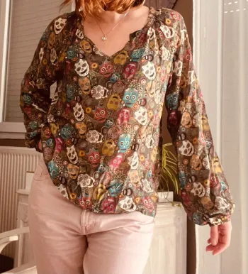 #Blouse Calaveras 🍀