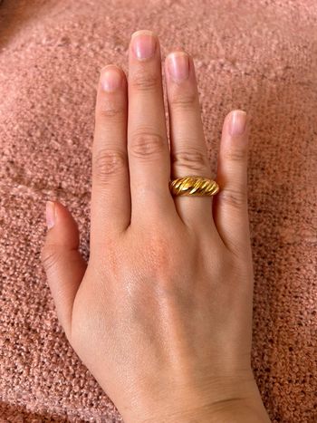 Bague torsadé style vintage • taille 54