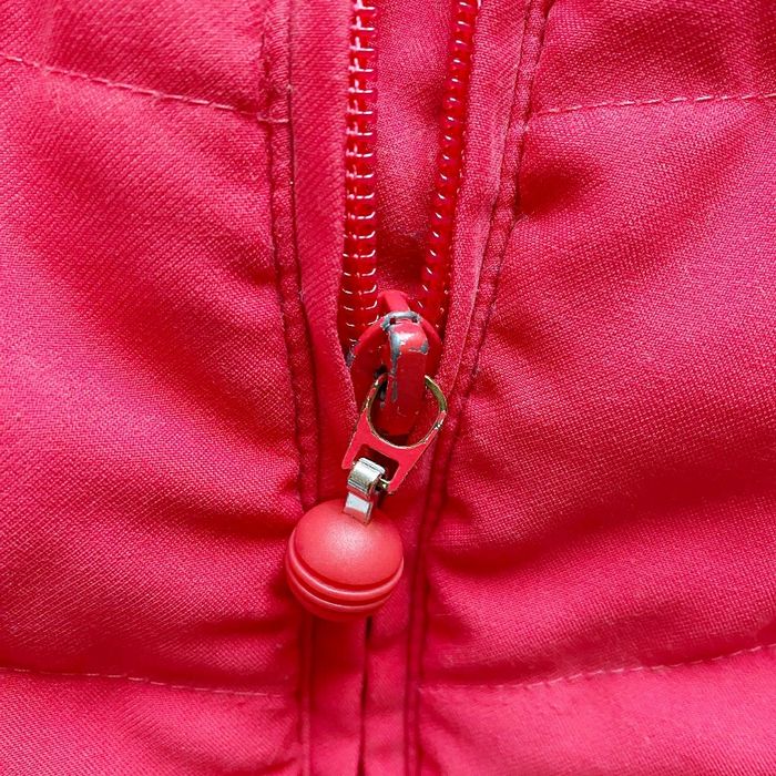 Adidas Blouson Puffer Jacket Rose Pink Exclusive Collection logo brodé en très bon état (Taille 12 Mois Fille) - photo numéro 6