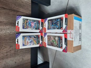 Pokémon Artset 4 Boosters Blister Forces Temporelles Scellé FR Neuf Ev05 Ev5