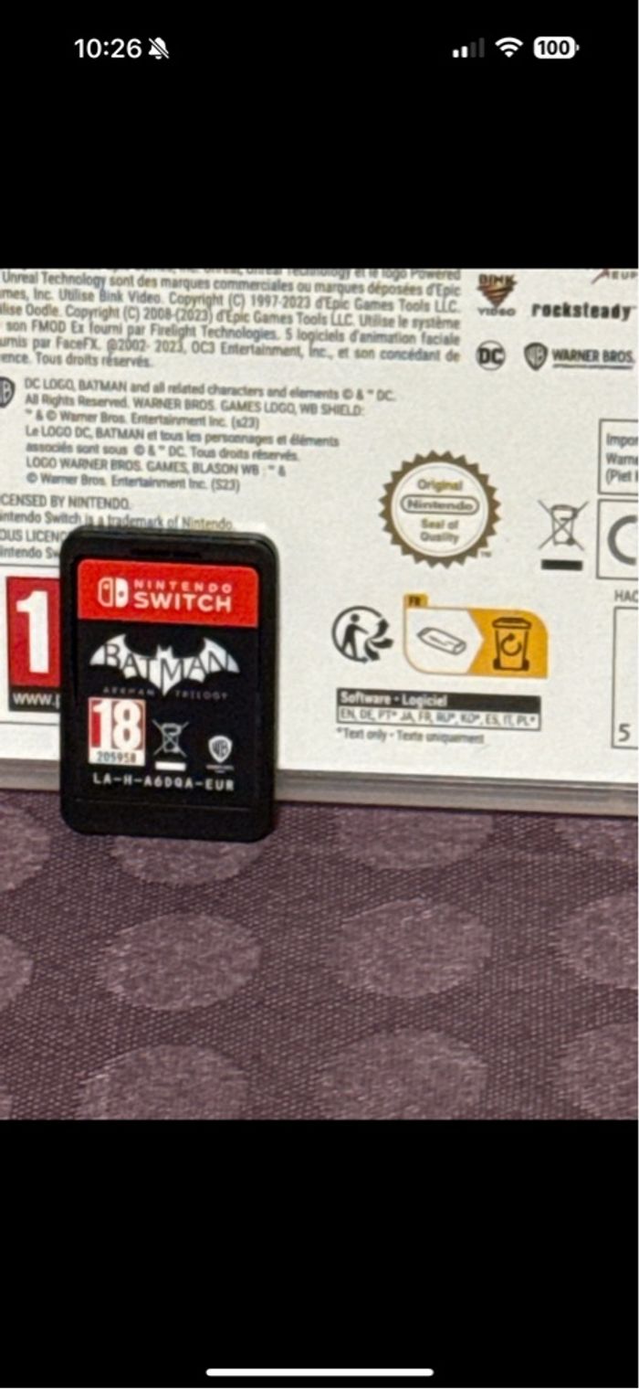 Jeu Nintendo Switch Batman - photo numéro 3