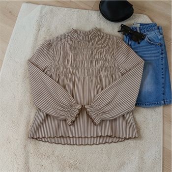 Blouse femme très élégante taille S 100% coton 