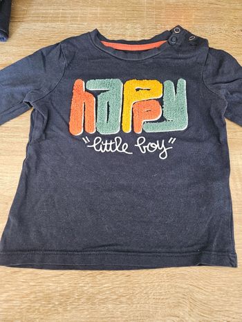 T-shirt manches longues léger garçon 12 mois