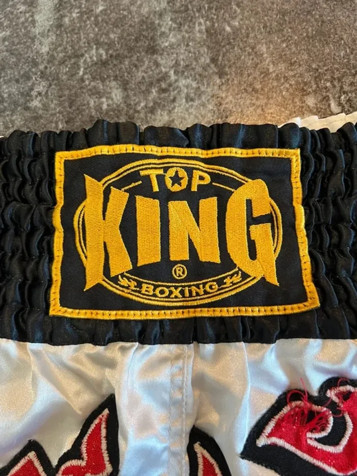Short boxe homme Top King taille L Pantalón boxeo hombre Pantaloncini uomo Boxershorts Herren - photo numéro 3