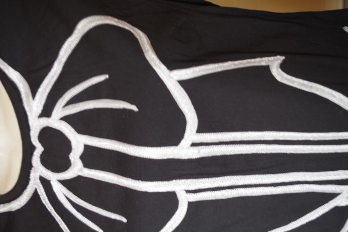 Almatrichi - Robe - motif brodé – beige T. 42 - photo numéro 2