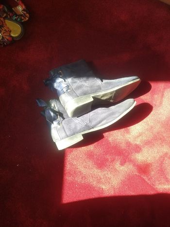 bottines bleu taille 38